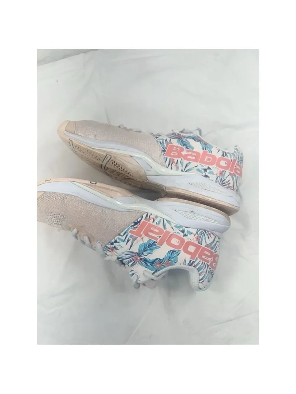Babolat Womens Propulse Blast Peach Lace Up Running Shoes Size 8